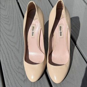 Miu Miu Leather Heels